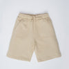 Boys Green Graphic T-shirt & Beige Shorts Set