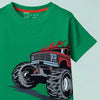 Boys Truck Applique T-shirt & Black Joggers Set