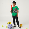 Boys Truck Applique T-shirt & Black Joggers Set