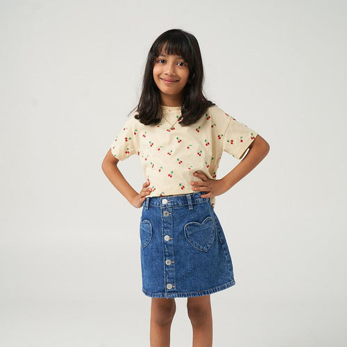 Cherry Embroidery Tshirt
