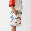 Colorblock T-shirt & Traveller Shorts Set