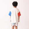 Colorblock White Tshirt
