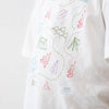 Doodle Graphic Print White Tshirt