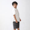 Doodle Graphic Print White Tshirt