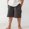 Doodle Print T-shirt & Grey Shorts Set