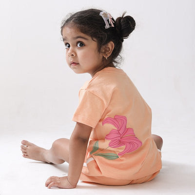Floral graphic tee - Kaumakids