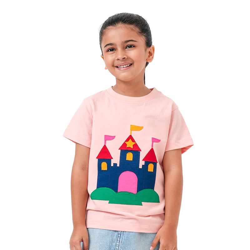 Castle applique Tee