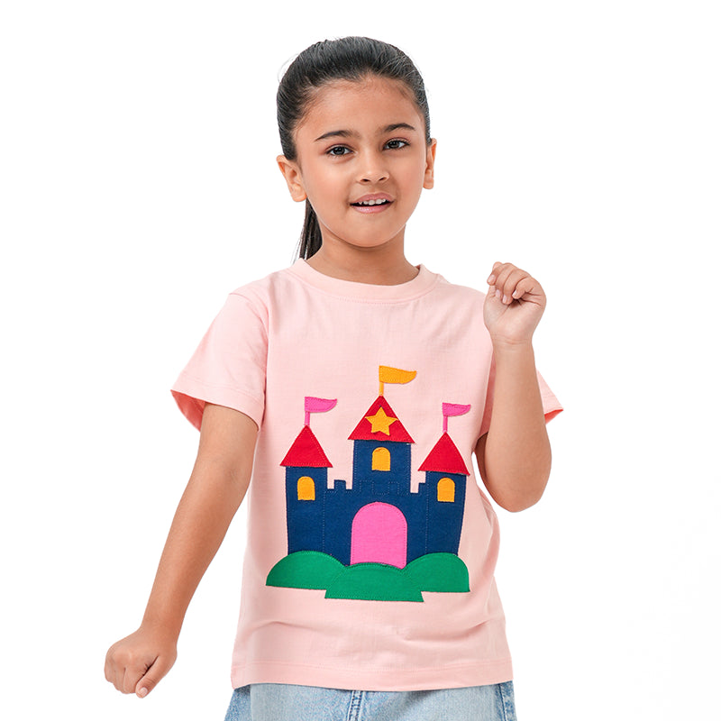 Castle applique Tee