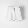 Girls Bicycle Embroidery T-shirt & White Shorts Set