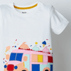 Girls Ice-cream Truck Appliqué T-shirt & Pink Shorts Set