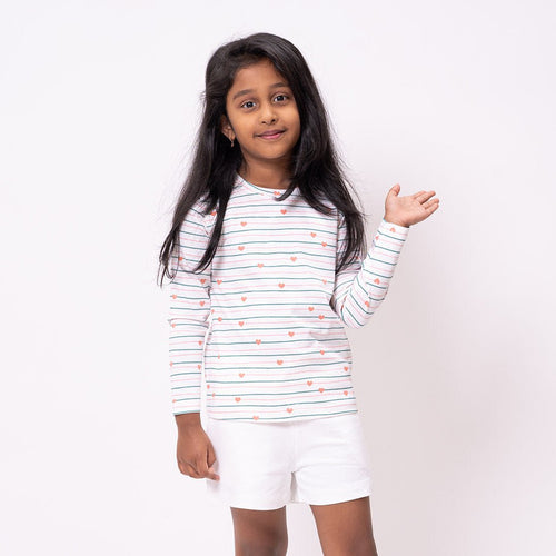 Heart Printed Tshirt