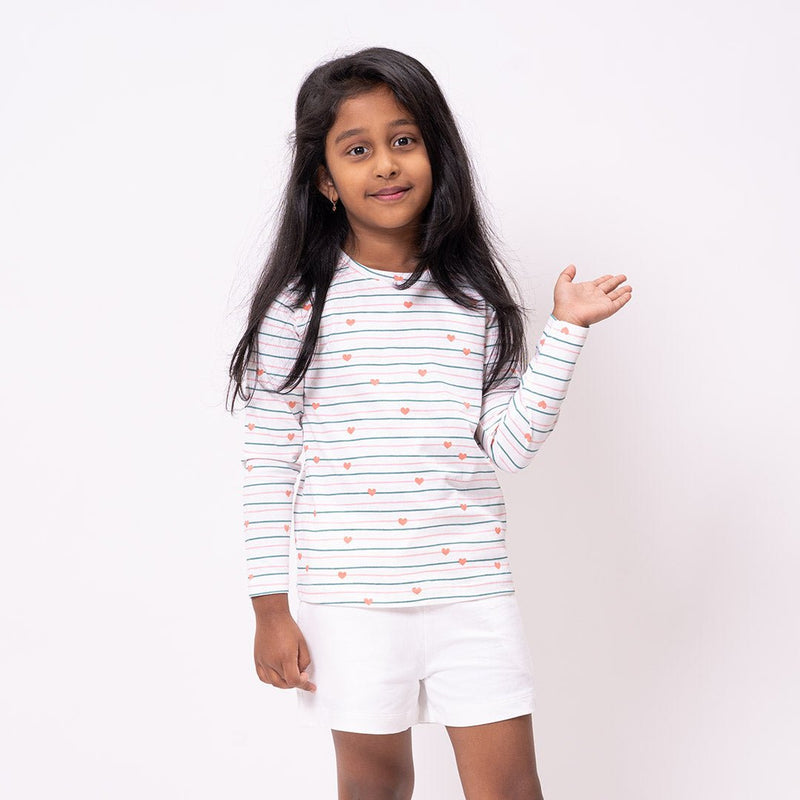 Heart Printed Tshirt