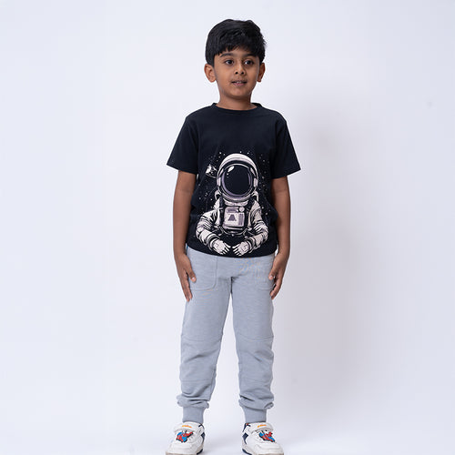 Black Astronaut Graphic Tshirt