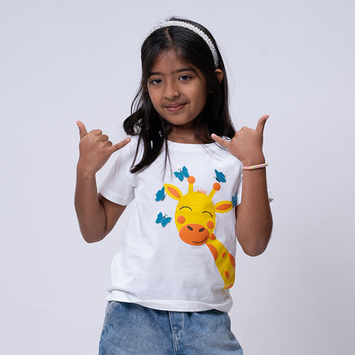 Giraffe Printed Tshirt