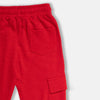 Red Knit Joggers