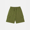 Olive Knit Shorts