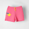 Pink Applique Shorts