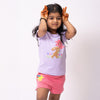 Pink Applique Shorts