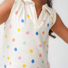 Polka Dot Polo Tank