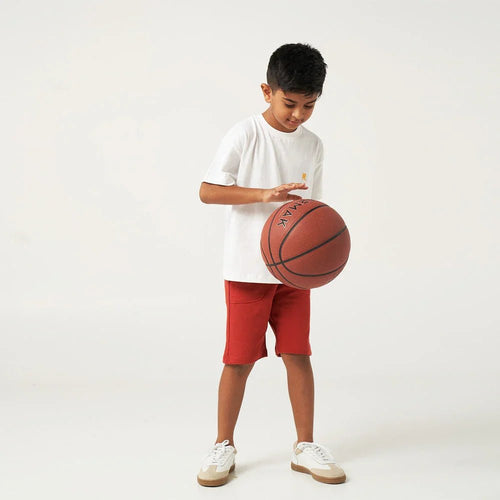 Rust Knit Shorts