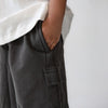 Solid Dark Grey Shorts