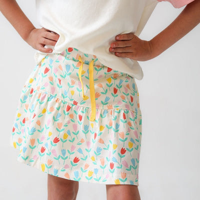 Tulip printed skort - Kaumakids
